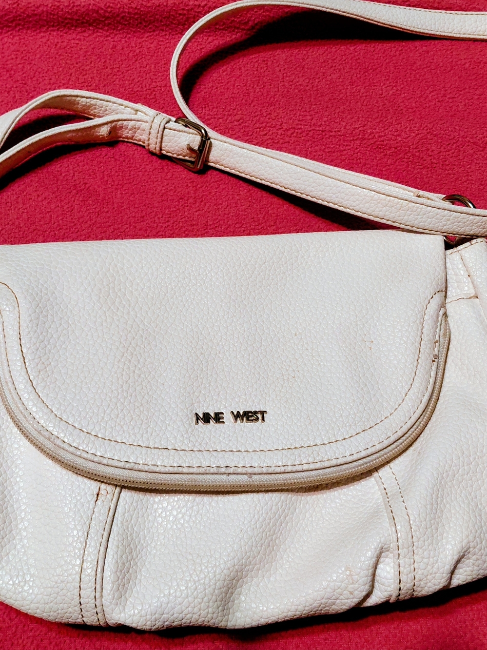 Nine West Off-white Crossbody Bag